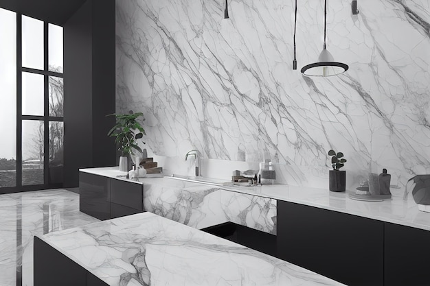 Преимущества использования искусственного камня: Элегантные каменные элементы в ванной комнате